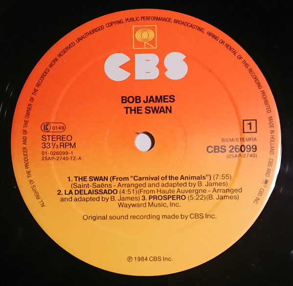 Bob James : The Swan (LP,Album,Stereo)