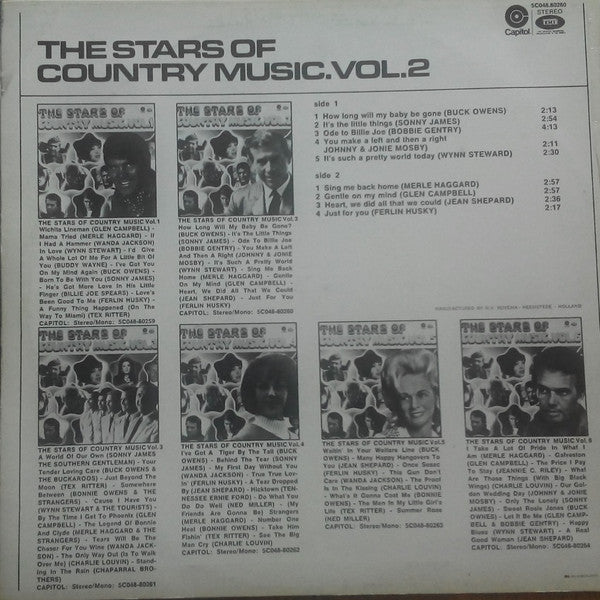 Various : The Stars Of Country Music Vol.2 (LP, Comp)