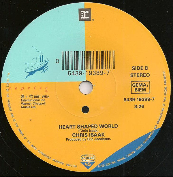 Chris Isaak : Lie To Me (7", Single, RE)