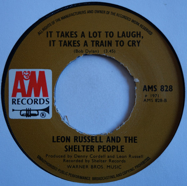 Leon Russell And The Shelter People : Stranger In A Strange Land (7", Single)