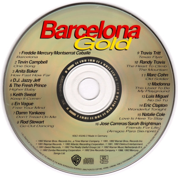 Various - Barcelona Gold (CD, Comp) - De Platen Aap – Vinylwinkel in Brielle & online webshop voor muziekliefhebbers