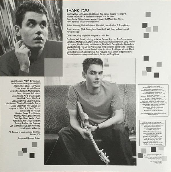 John Mayer - Room For Squares (LP, Album, RE, 180) - De Platen Aap – Vinylwinkel in Brielle & online webshop voor muziekliefhebbers