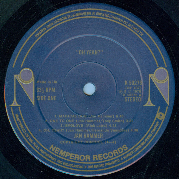 Jan Hammer Group : Oh, Yeah? (LP, Album)