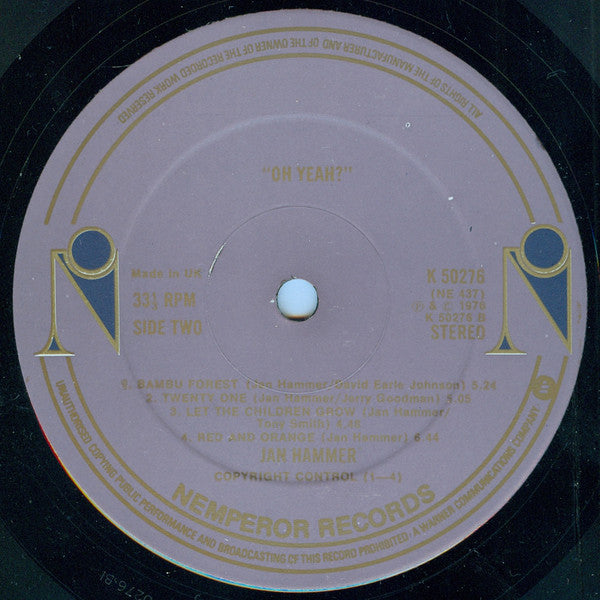 Jan Hammer Group : Oh, Yeah? (LP, Album)