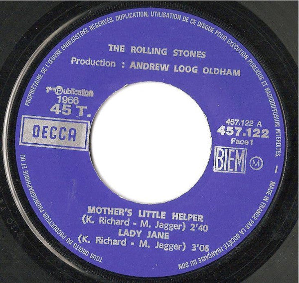 The Rolling Stones : Mother's Little Helper (7", EP)