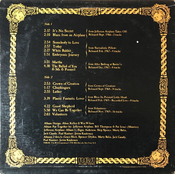 Jefferson Airplane : The Worst Of Jefferson Airplane (LP, Comp, RE, Ind)