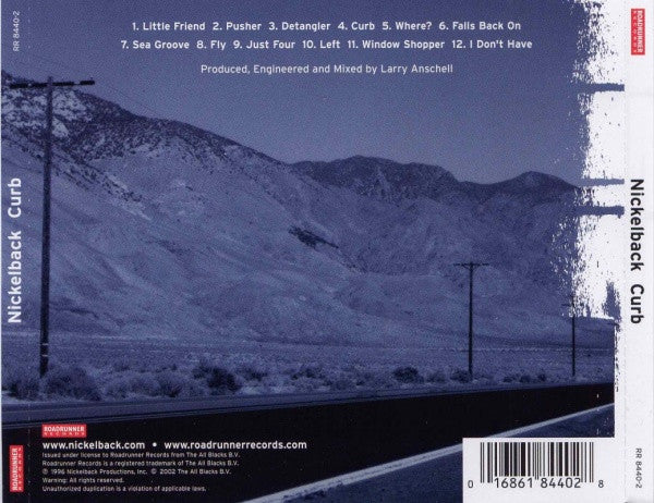 Nickelback - Curb (CD, Album, RE) - De Platen Aap – Vinylwinkel in Brielle & online webshop voor muziekliefhebbers