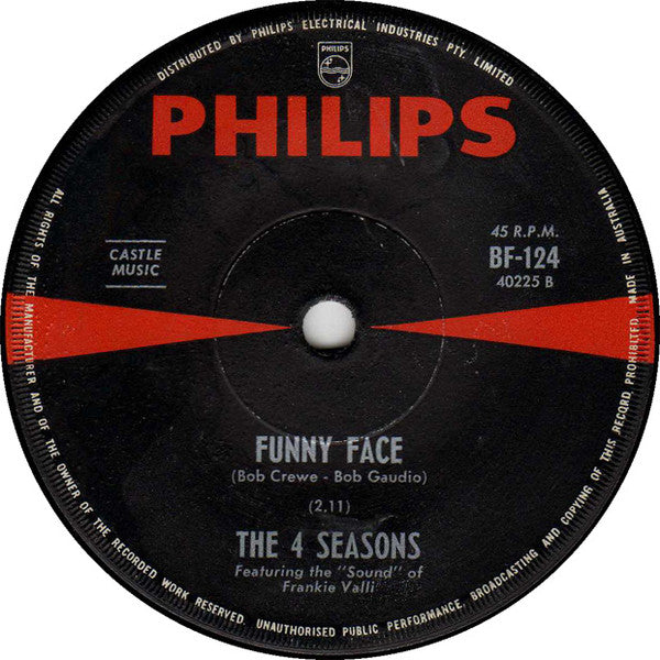 The 4 Seasons* : Save It For Me (7", Single)