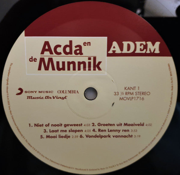 Acda en de Munnik : Adem (2xLP, Comp, RM, 180)