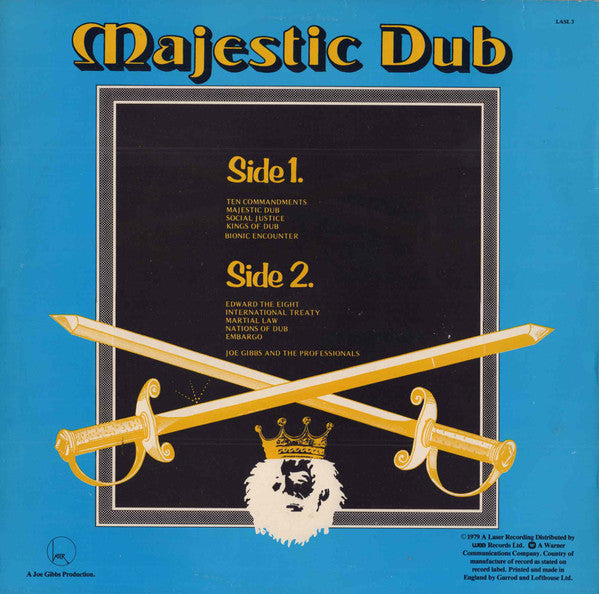 Joe Gibbs And The Professionals* : Majestic Dub (LP, Album)