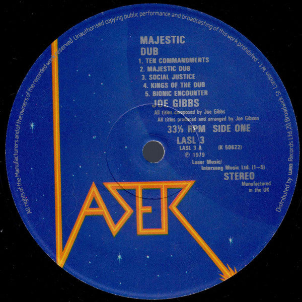 Joe Gibbs And The Professionals* : Majestic Dub (LP, Album)