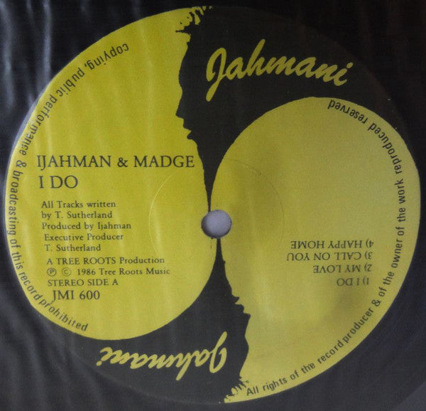 Ijahman And Madge* : I Do (LP, Album)