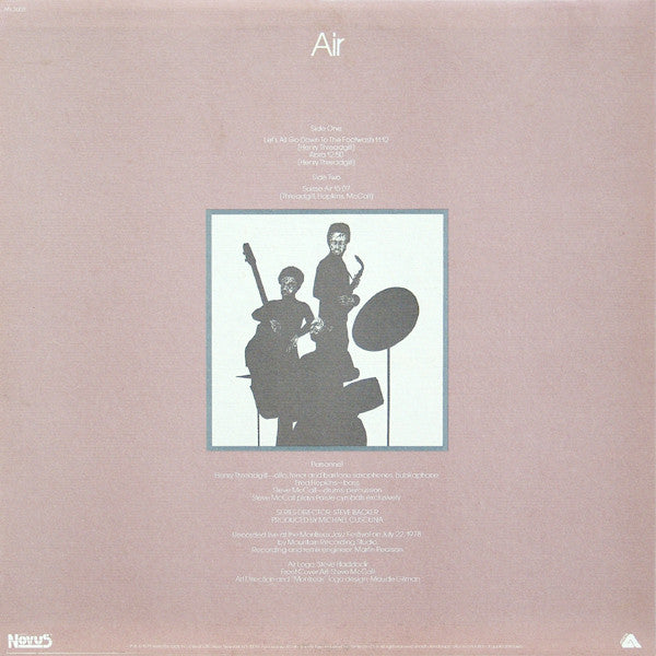 Air (4) : Montreux Suisse Air (Live At Montreux 1978) (LP, Album)