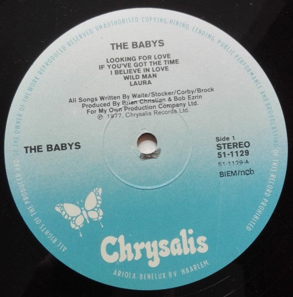 The Babys : The Babys (LP, Album)