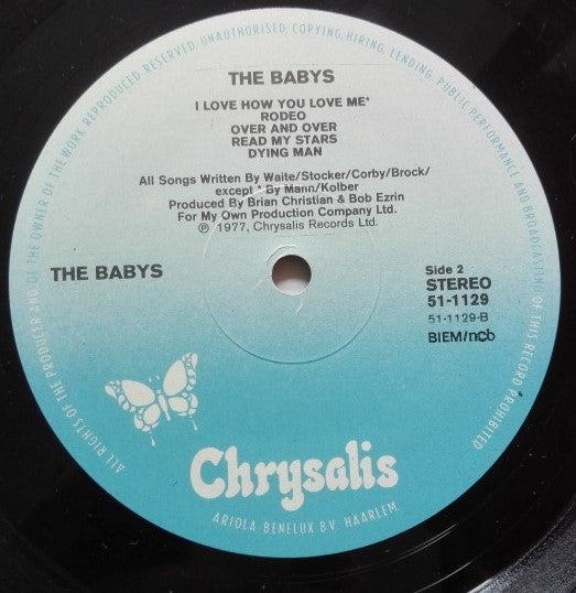 The Babys : The Babys (LP, Album)