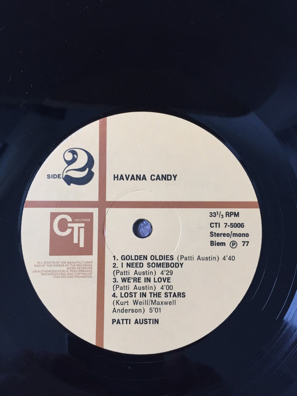 Patti Austin : Havana Candy (LP,Album)