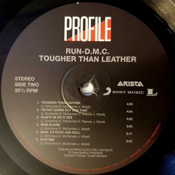 Run-DMC : Tougher Than Leather (LP,Album,Reissue)