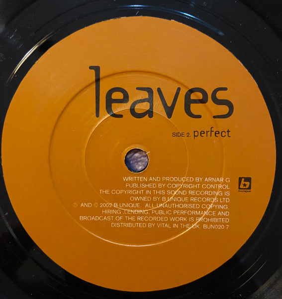 Leaves - Race (7", Single) - De Platen Aap – Vinylwinkel in Brielle & online webshop voor muziekliefhebbers