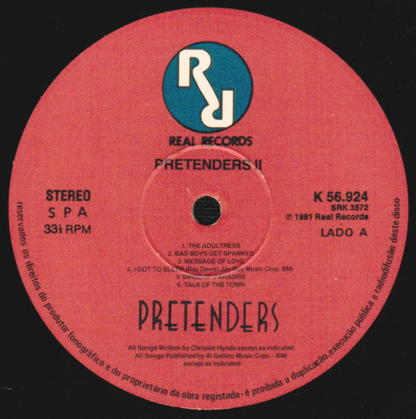 The Pretenders : Pretenders II (LP, Album)