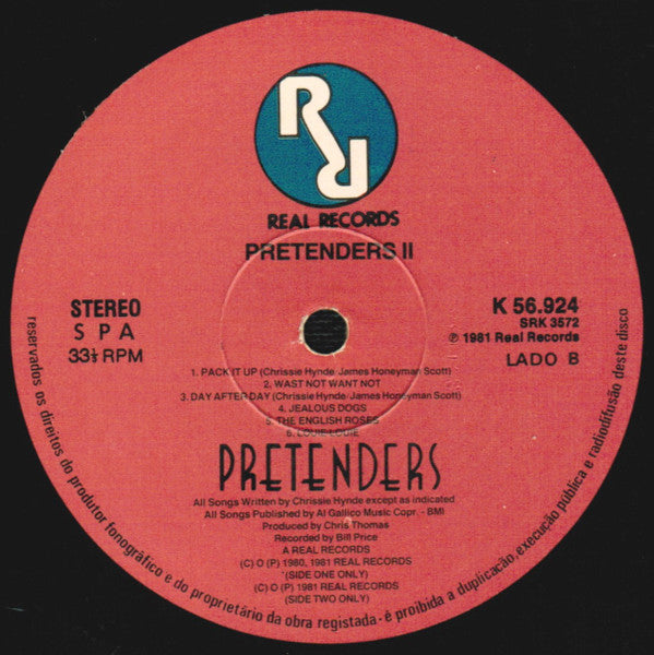 The Pretenders : Pretenders II (LP, Album)