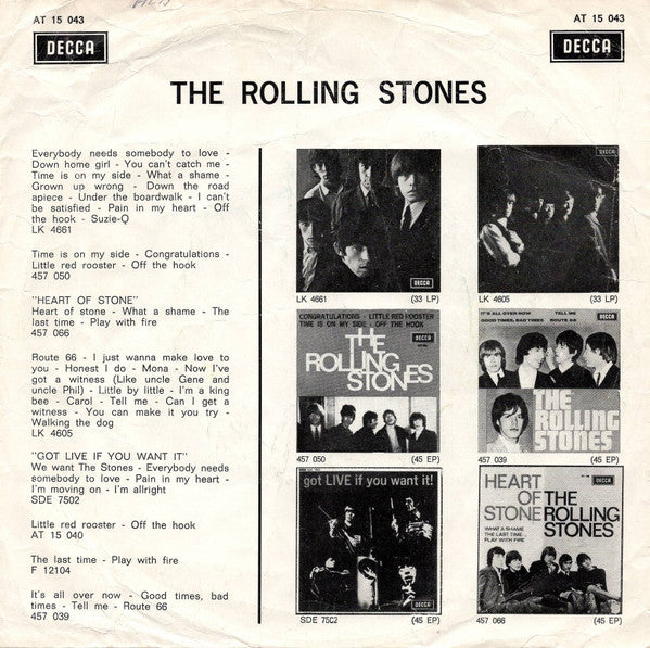 The Rolling Stones - (I Can't Get No) Satisfaction (7", Single, Mono) - De Platen Aap – Vinylwinkel in Brielle & online webshop voor muziekliefhebbers
