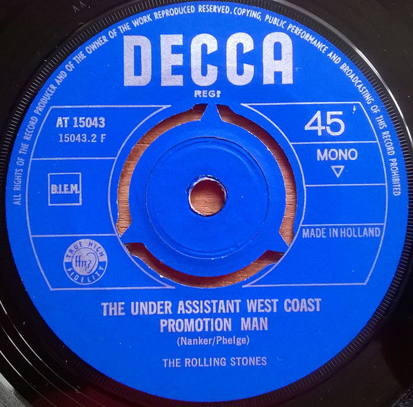 The Rolling Stones - (I Can't Get No) Satisfaction (7", Single, Mono) - De Platen Aap – Vinylwinkel in Brielle & online webshop voor muziekliefhebbers
