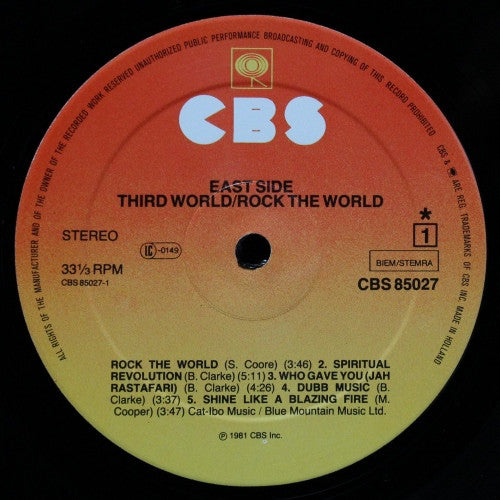 Third World : Rock The World (LP, Album)