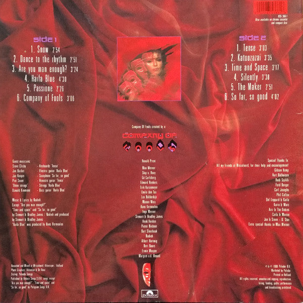 Nadieh : Company Of Fools (LP, Album)
