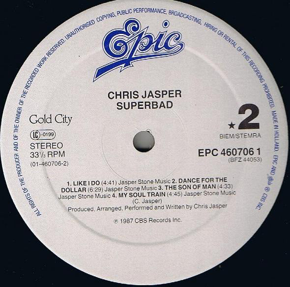 Chris Jasper : Superbad (LP, Album)