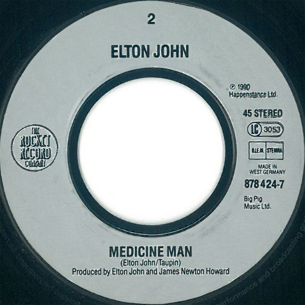 Elton John : You Gotta Love Someone (7", Single, 010)