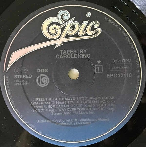 Carole King : Tapestry (LP, Album, RE)