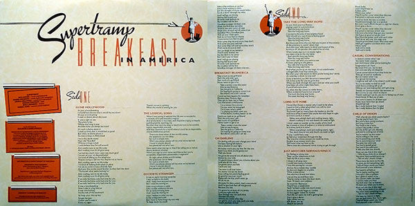 Supertramp : Breakfast In America (LP, Album, RE)