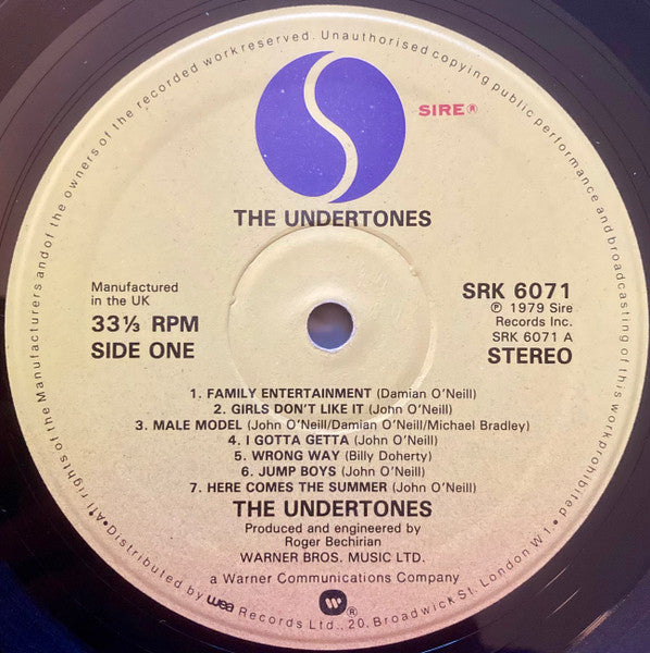 The Undertones : The Undertones (LP, Album, Lam)