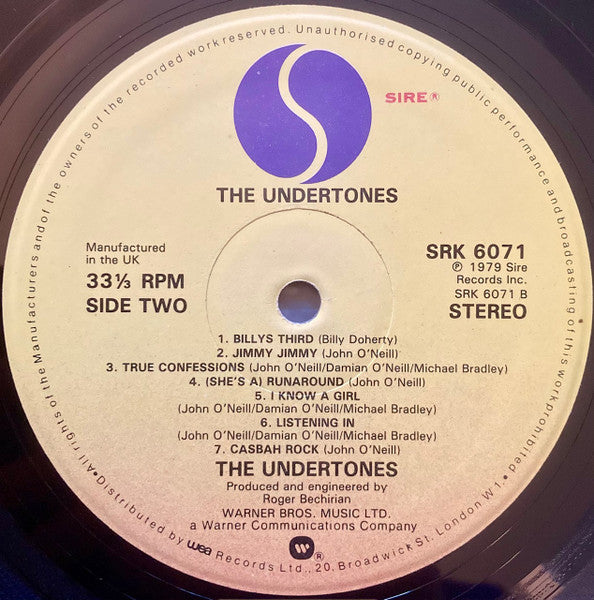 The Undertones : The Undertones (LP, Album, Lam)
