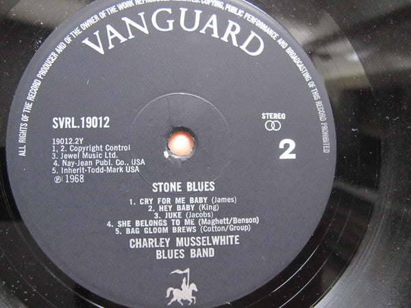 Charley Musselwhite Blues Band* : Stone Blues (LP, Album)