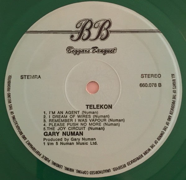 Gary Numan : Telekon (LP, Album, Gre)