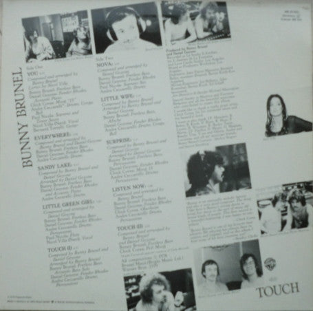 Bunny Brunel Featuring Daniel Goyone : Touch (LP, Album)