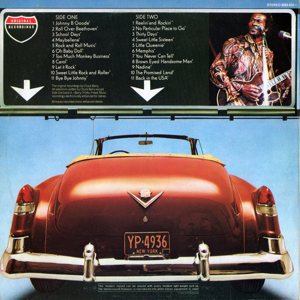 Chuck Berry - Motorvatin' (LP, Comp) - De Platen Aap – Vinylwinkel in Brielle & online webshop voor muziekliefhebbers