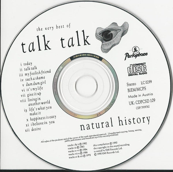 Talk Talk : Natural History (The Very Best Of Talk Talk) (CD, Comp)