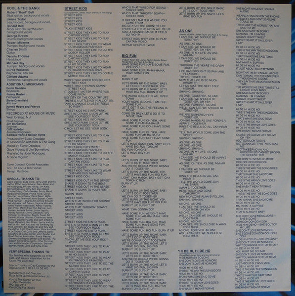 Kool & The Gang : As One = Como Uno (LP, Album, Promo)
