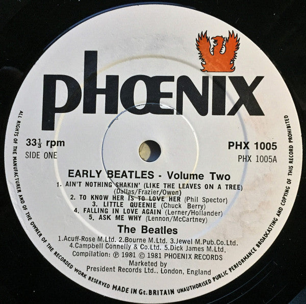 The Beatles : Early Years (2) (LP, Comp, Bla)
