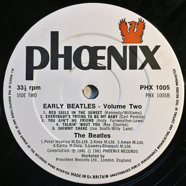The Beatles : Early Years (2) (LP, Comp, Bla)