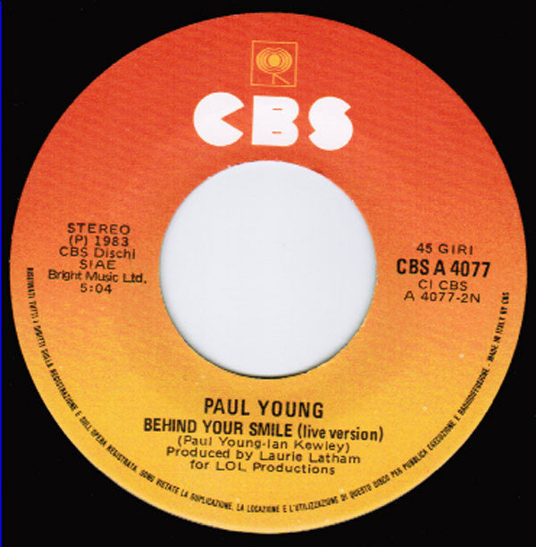 Paul Young : Love Of The Common People (7", Single)