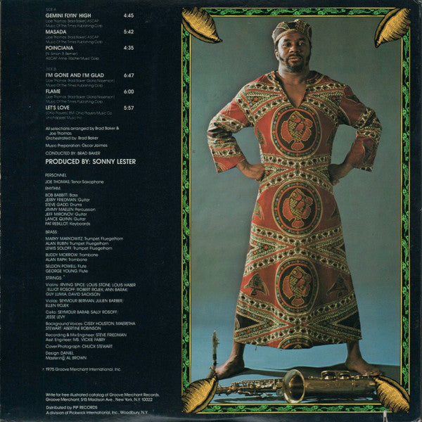 Joe Thomas : Masada (LP, Album, Gat)