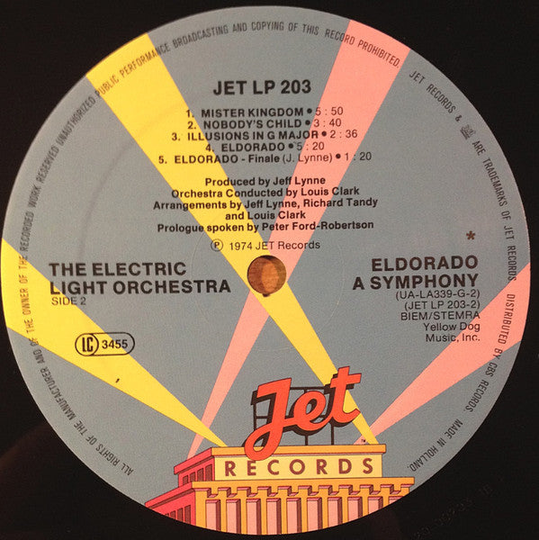 Electric Light Orchestra - Eldorado - A Symphony By The Electric Light Orchestra (LP, Album, RP) - De Platen Aap – Vinylwinkel in Brielle & online webshop voor muziekliefhebbers
