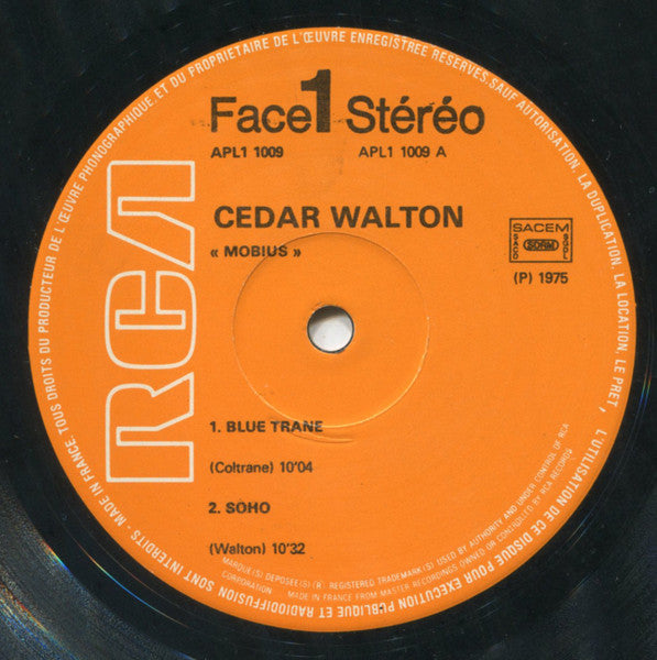 Cedar Walton : Mobius (LP, Album, Gat)