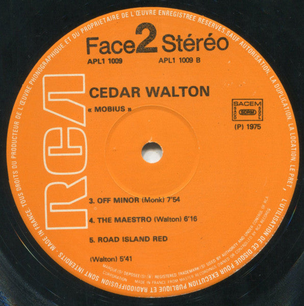 Cedar Walton : Mobius (LP, Album, Gat)