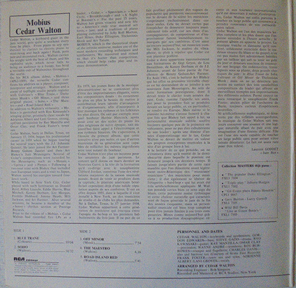 Cedar Walton : Mobius (LP, Album, Gat)