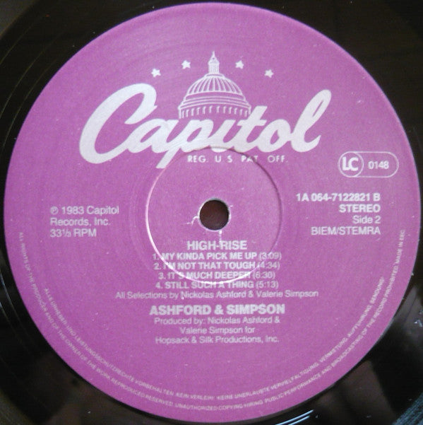 Ashford And Simpson* : High-Rise (LP, Album)