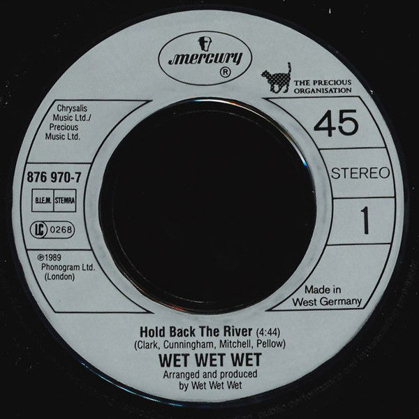 Wet Wet Wet : Hold Back The River (7", Single)